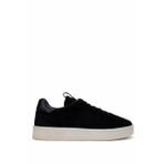 Tamer Tanca Erkek Hakiki Deri Siyah Süet Sneakers & Spor Ayakkabı 1111 4411 ERK AYK Y25 SIYAH SUET
