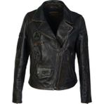 Tamer Tanca Kadın Deri Siyah Eskitme Deri Mont 993 Sd-201 Byn Sk23/24 Sıyah Eskıtme - 2XL