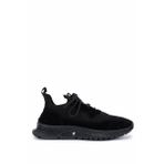 Tamer Tanca Kadın Deri & Tekstil Siyah Süet Sneakers & Spor Ayakkabı 1123 6000 BN AYK Y25 SYH SUET/SYH TRK