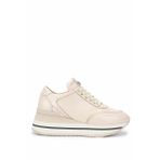 Tamer Tanca Kadın Hakiki Deri Bej Rugan Sneakers & Spor Ayakkabı 923 1200 BN AYK Y25 BEJ RGN