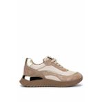 Tamer Tanca Kadın Hakiki Deri Bej Sneakers & Spor Ayakkabı 1164 25804D BN AYK SK25-26 BJ ST/DORE/BJ DR