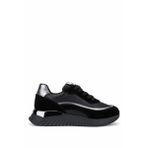 Tamer Tanca Kadın Hakiki Deri Siyah Sneakers & Spor Ayakkabı 1164 25804D BN AYK SK25-26 SYH ST/ANT/SYH DR