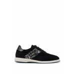 Tamer Tanca Kadın Hakiki Deri Siyah Sneakers & Spor Ayakkabı 902 010 BN AYK SK24-25 SYH SUET/LEOPAR
