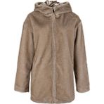 Tamer Tanca Kadın Peluş Vizon Kumaş Mont Deri Mont 415 178 Byn Pelus SK24/25 Vızon Pelus - 3XL