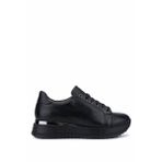 Tamer Tanca Kadın Siyah Hakiki Deri Sneakers & Spor Ayakkabı 322 2514502 BN AYK SK25-26 SIYAH DR