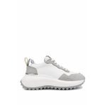 Tamer Tanca Kadın Suni Deri Beyaz/Gri/Lame Sneakers & Spor Ayakkabı 1009 2220 BN AYK SK25-26 BYZ/GRI SUET/LAME