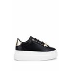 Tamer Tanca Kadın Suni Deri Siyah Analin Sneakers & Spor Ayakkabı 1009 2210 BN AYK SK25-26 SIYAH ANL