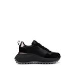 Tamer Tanca Kadın Suni Deri Siyah Süet/Antrasit Sneakers & Spor Ayakkabı