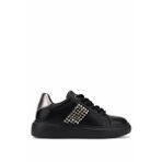 Tamer Tanca Kadın Suni Deri Siyah/Antrasit Sneakers & Spor Ayakkabı 735 04 BN AYK SK25-26 SIYAH/ANTRASIT