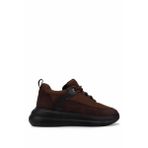 Tamer Tanca Kadın Suni Deri/Tekstil Kahverengi Sneakers & Spor Ayakkabı 1172 ONL-07 BN AYK SK25-26 KAHVE