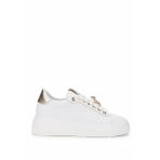 Tamer Tanca Kadın Vegan Beyaz Sneakers & Spor Ayakkabı 1009 116 BN AYK Y25 BYZ CILT/LAME