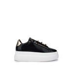 Tamer Tanca Kadın Vegan Siyah Sneakers & Spor Ayakkabı 1009 001 BN AYK SK23/24 SIYAH CILT