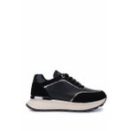 Tamer Tanca Kadın Vegan Siyah Sneakers & Spor Ayakkabı 936 81185 BN AYK Y25 SYH KROKO/BRONZ