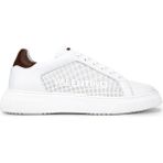 Tamer Tanca Mario Valentino Erkek Hakiki Deri Beyaz Sneakers & Spor Ayakkabı 1040 92S3913 Erk Ayk Y26 Bıanco/marrone