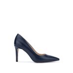 Tamer Tanca Siyah Kadın Deri Stiletto 1027 03 BN AYK SK24-25