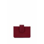 Tamer Tanca Unisex Hakiki Deri Bordo Kartlık 1148 871 KRTLK SK25-26 BORDO