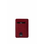 Tamer Tanca Unisex Hakiki Deri Bordo Kartlık 688 1012 KRTLK Y25 BORDO