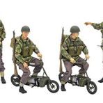 Tamiya 1/35 British Paratroop-MB Plastik Bisikletli Askerler Maket Kiti