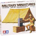 Tamiya 300035074-1:35 İkinci Dünya Savaşı Diorama Seti Telsiz Çadır (1)