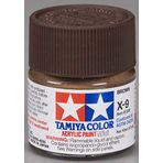 Tamiya X-9 10 ML Brown Parlak Akrilik Boya