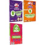 Tammat 8. Sınıf Matematik Hızlı ve Akıllı Soru + Defter + 32 Haftalık Deneme Set 3 Kitap