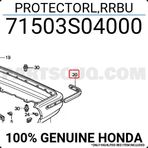 Tampon Bandı Civic Arka 1996-1998 Sol Sedan (Oem No:71503S04000)