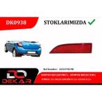 Tampon Reflektörü L Symbol 13 Dacia Sandero Ii 12 Logan Ii 12 Almla - Siyah