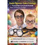 Tamsena Store İnek Öğrenci Şaka Gözlüğü – Yetişkin & Çocuk Uyumlu Komik Parti ve Kostüm Gözlüğü