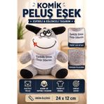 Tamsena Store Oyuncak Peluş Eşek Tişörlü “Eşeklik Ettim Özür Dilerim” Yazılı – Komik ve Espirili Peluş Oyuncak 24 cm