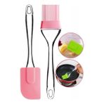 Tamu Silikon Yumurta Fırçası ve Spatula 2'li Set