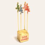Tanda Çelik Kokteyl Çubukları 4x4x17 Cm Altın - Renkli