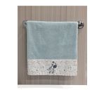 Tanem Home Zebra Desen Nakışlı Tek Parça Çocuk Bebek Havlu 50x90 Cm %100 Pamuk