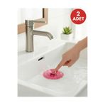 Tanemce 2 Adet Ufo Lavabo Küvet Tıkacı, Lavabo Banyo Gider Tıkacı, Koku önleyici Duşa Kabin Tıkacı