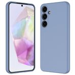 Taneny Samsung Galaxy A35 Kılıf, Dayanıklı ve Şık Düşme Test Edilmiş Yumuşak Silikon Jel Kauçuk Dar Kesim Koruyucu Telefon Kılıfı Samsung Galaxy A35 5G için (Gri)