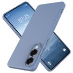 Taneny Samsung Galaxy S25 Edge için Silikon Kılıf, Dayanıklı ve Şık Düşme Test Edilmiş Yumuşak Silikon Jel Kauçuk Slim Fit Darbeye Dayanıklı Koruma Telefon Kılıfı Galaxy S25 Edge için (Gri)