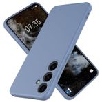Taneny Samsung Galaxy S25 için Silikon Kılıf, Dayanıklı ve Şık Düşme Test Edilmiş Yumuşak Silikon Jel Kauçuk Slim Fit Darbeye Dayanıklı Koruma Telefon Kılıfı Samsung Galaxy S25 için (Gri)