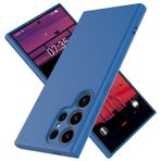 Taneny Samsung Galaxy S25 Ultra için Silikon Kılıf, Dayanıklı ve Şık Düşme Test Edilmiş Yumuşak Silikon Jel Kauçuk Slim Fit Darbeye Dayanıklı Koruma Telefon Kılıfı Samsung Galaxy S25 Ultra için (Mavi)