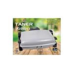 TANER Kebapçı Çifttelli Elektrikli Izgara Mangal Barbekü