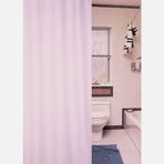 Taner Tekstil Puzzle Pembe Banyo Perdesi