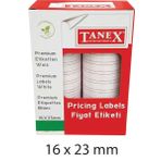 Tanex 16x23 Çizgili Beyaz 1000 Adet 24 Rulo Motex Etiketi