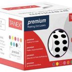 Tanex 20 mm Siyah 2500'lü Nokta Etiketi