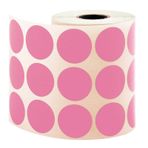 Tanex 30 mm 2000 Adet Pembe Nokta Etiket