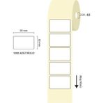 Tanex 50x30 mm 40 mm Çap 1000'li Eco Termal Etiket
