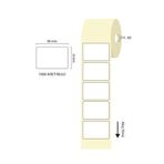 Tanex 60x25 mm Eco 40 mm Çap 1000'li Termal Etiket