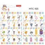 Tanex MTC-103 Öğretici Harf Okul Etiketi
