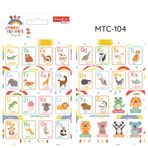 Tanex MTC-104 Öğretici Harf Okul Etiketi