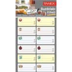 Tanex MTC-402 2'li Buzdolabı Etiketi