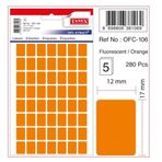 Tanex OFC-106 Florasan Turuncu Ofis Etiketi