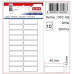 Tanex OFC-108 Beyaz Ofis Etiketi