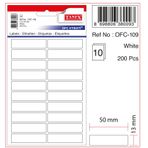 Tanex OFC-109 10'lu Beyaz Ofis Etiketi